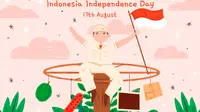 Ilustrasi Hari Kemerdekaan RI, HUT RI. (Image by pikisuperstar on Freepik)