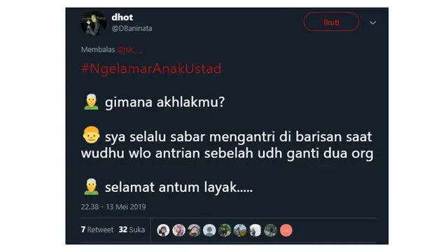 Drama Saat ‘Lamar Anak Ustaz’ Ini Bikin Senyum-senyum Kecut