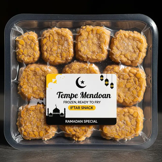 Ilustrasi Tempe Mendoan Kriuk.