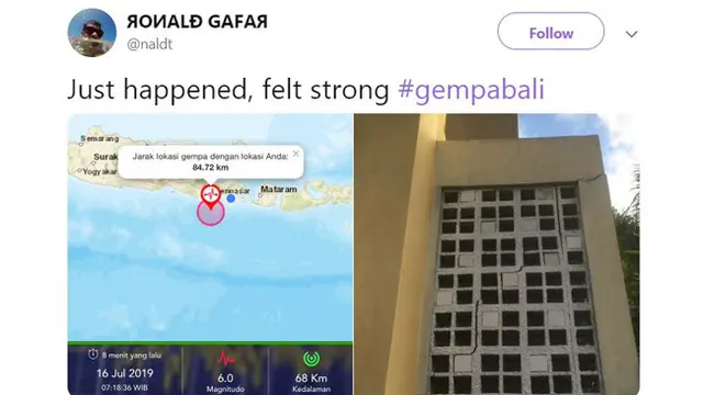 Usai Dilanda Gempa, Begini Potret Terkini Bali Bidikan Warga