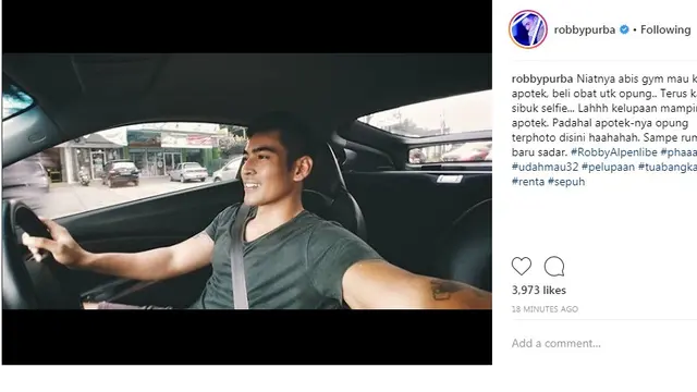 Robby Purba (Foto: Instagram)
