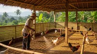 7 Bahan Alami untuk Menghilangkan Bau Kandang Ayam Tanpa Kimia, Aman dan Efektif