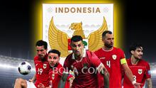 Timnas Indonesia - Thom Haye, Calvin Verdonk, Stefano Lilipaly, Jordi Amat, Kevin Diks (Bola.com/Adreanus Titus)
