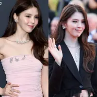 Menariknya, aktris asal Korea Selatan ini menampilkan dua gaya yang sangat kontras dalam satu hari, mulai dari look fierce dengan tailored suit hitam hingga penampilan ultra feminin bak Barbie modern dalam mini dress pink saat menghadiri acara Women in Cinema. [@boucheron].