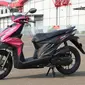 All-new Honda BeAT tampil lebih sporty dengan sudut-sudut meruncing di bagian bodinya. (Liputan6.com)