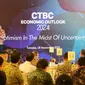 Menteri Koordinator Bidang Perekonomian Airlangga Hartarto dalam acara CTBC Economic Outlook 2024 bertema &lsquo;Optimism in the Midst of Uncertainty&rsquo; di Jakarta, Selasa (28/11/2023). (Dok Kemenko Perekonomian)