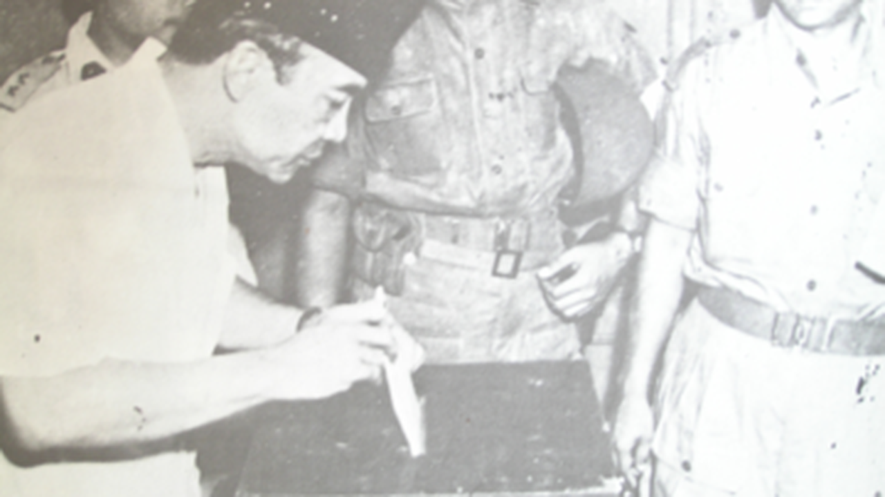 bung karno di pemilu 1955