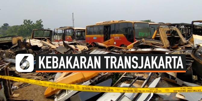 VIDEO: Kebakaran Mobil Transjakarta, 5 Saksi Diperiksa Polisi
