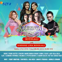 Karnaval Inbox 2018 (Foto: Twitter/SCTV_)