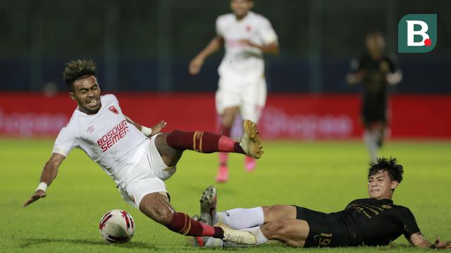 Pertandingan Piala Menpora Babak 8 Besar PSIS Semarang Melawan PSM Makassar