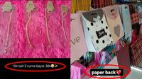 Status WhatsApp kocak online shop (Sumber: Twitter/txtdarionlshop)