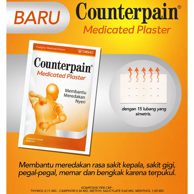 Counterpain Medicated Plaster