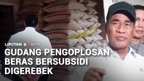 Terbongkar, Beras Bersubsidi Dioplos dan Dikemas Ulang sebagai Beras Premium