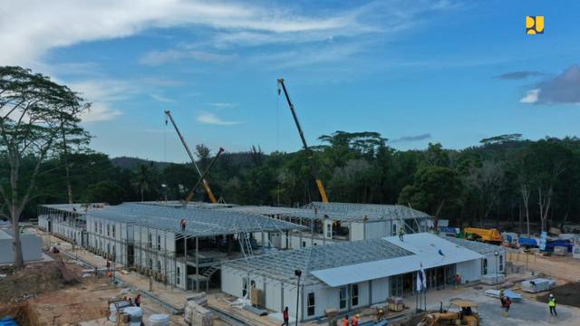 Pembangunan Rumah Sakit Corona Covid-19 di Pulau Galang