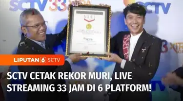 Perayaan Hari Ulang Tahun Ke-33 SCTV berlangsung megah dan meriah. Sederet musisi papan atas hingga artis juga ikut memeriahkan di malam puncak SCTV HUT Ke-33 extraordinary.