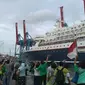 Kapal Nippon Maru yang membawa peserta SSEAYP 2016, akhirnya kembali ke Jepang 