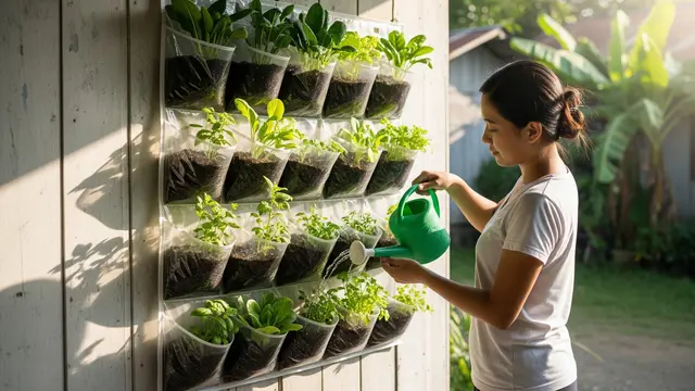 Ide Kebun Vertikal Low Budget untuk Ibu Rumah Tangga