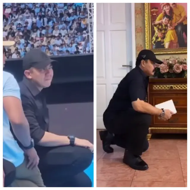 Tingkah Kocak Suami Inul Daratista Parodikan Mayor Teddy, Aksinya Bikin Ngakak