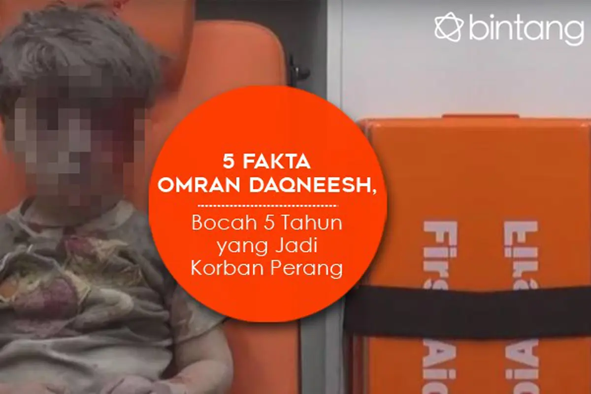 [Bintang] 5 Fakta Omran Daqneesh, Bocah 5 Tahun yang Jadi Korban Perang