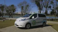 Nissan Motor memperkenalkan prototipe mobil pertama di dunia berteknologi fuel cell yang memanfaatkan etanol di Brasil (Foto: hybridcars.com).