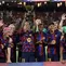 Barcelona menutup rangkaian pramusim 2026/2027 dengan kemenangan 2-1 atas Al Ahly dalam ajang Joan Gamper Trophy di Spotify Camp Nou, Kamis (20/8/2026) dini hari WIB. (Lluis GENE / AFP)