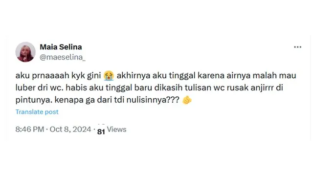 6 Cerita Apes Netizen ketika Buang Air Besar di Toilet Umum, Bikin Ngakak