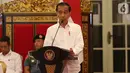 Presiden Joko Widodo (Jokowi) memberikan arahan ketika memimpin Sidang Kabinet Paripurna di Istana Negara, Jakarta, Kamis (3/10/2019). Topik Sidang Kabinet Paripurna tersebut  yakni Evaluasi Pelaksanaan RPJMN 2014-2019 dan Persiapan Implementasi APBN 2020. (Liputan6.com/Angga Yuniar)