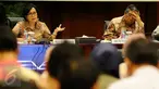 Menkeu Sri Mulyani  dan Wamen Mardiasmo  saat konferensi pers APBN 2017 di kantor Kemenkeu, Jakarta, Kamis (27\10). Pertumbuhan ekonomi, sebagai indikator utama pencapaian, ditetapkan sebesar 5,1 persen untuk tahun depan. (Liputan6.com/Angga Yuniar)
