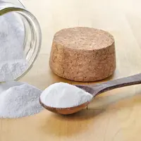 Baking soda. (via: hitorigurashi-lab.com)