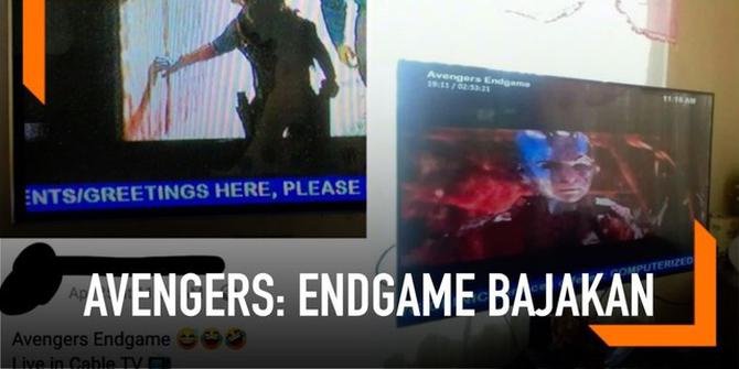 VIDEO: TV Filipina Siarkan Bajakan Film Avengers Endgame
