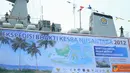 Citizen6, Jakarta: Asops Pangkolinlamil Kolonel Laut (P) Abdul Rasyid Kacong mengatakan bahwa salah satu unsur kapal perang jajaran Kolinlamil  KRI BAC - 593 mendukung pelaksanaan Bhakti Kesra Nusantara Bhakesra), Minggu (9/9). (Pengirim: Dispenkolinlamil