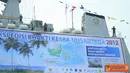 Citizen6, Jakarta: Asops Pangkolinlamil Kolonel Laut (P) Abdul Rasyid Kacong mengatakan bahwa salah satu unsur kapal perang jajaran Kolinlamil  KRI BAC - 593 mendukung pelaksanaan Bhakti Kesra Nusantara Bhakesra), Minggu (9/9). (Pengirim: Dispenkolinlamil