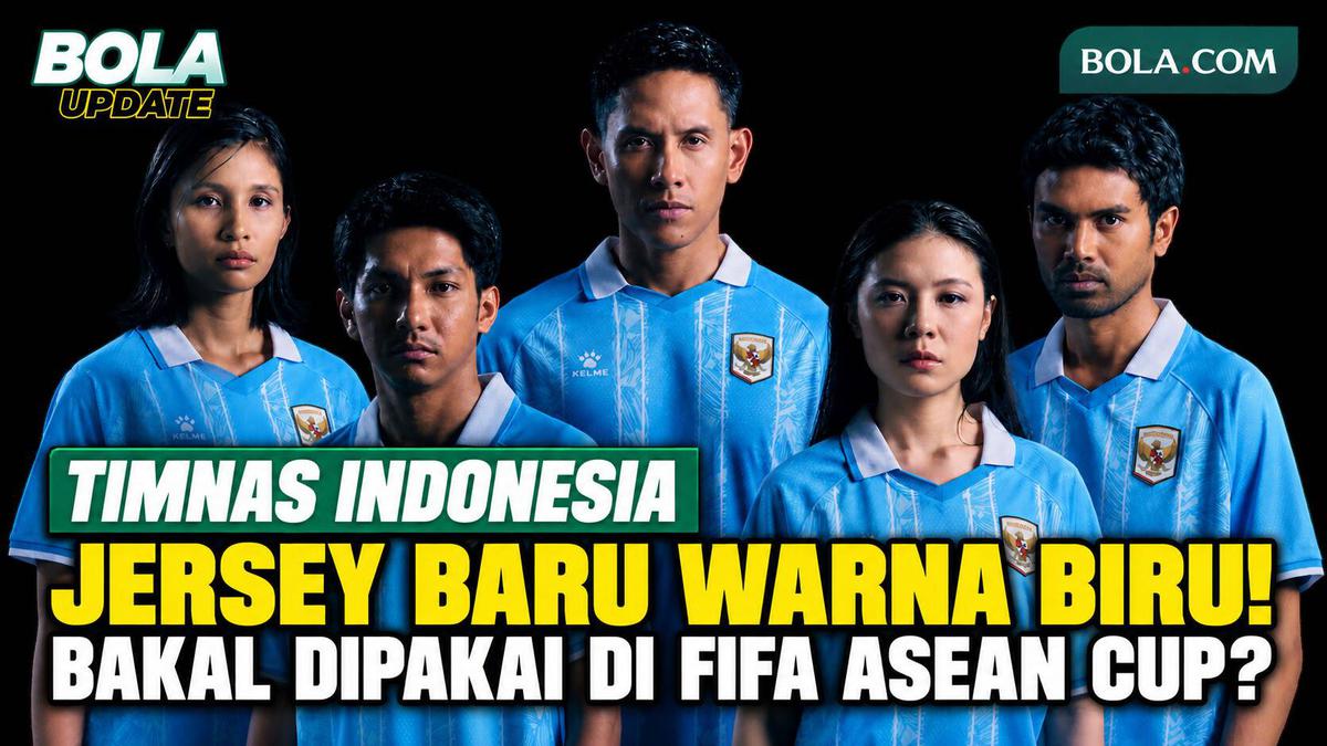 Jersey Ketiga Timnas Indonesia Resmi Dirilis! Warna Biru Bakal Dipakai di FIFA ASEAN Cup 2026?