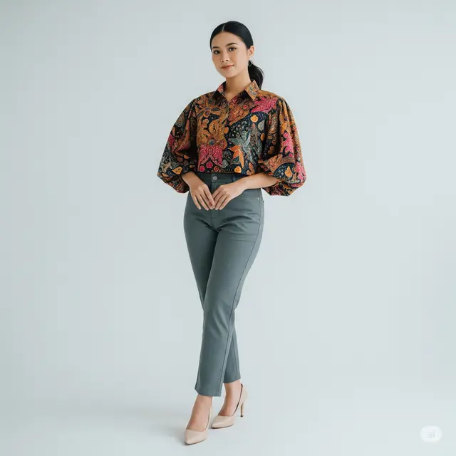12 Model Kemeja Batik Wanita Formal Modern untuk Tampilan Profesional dan Elegan