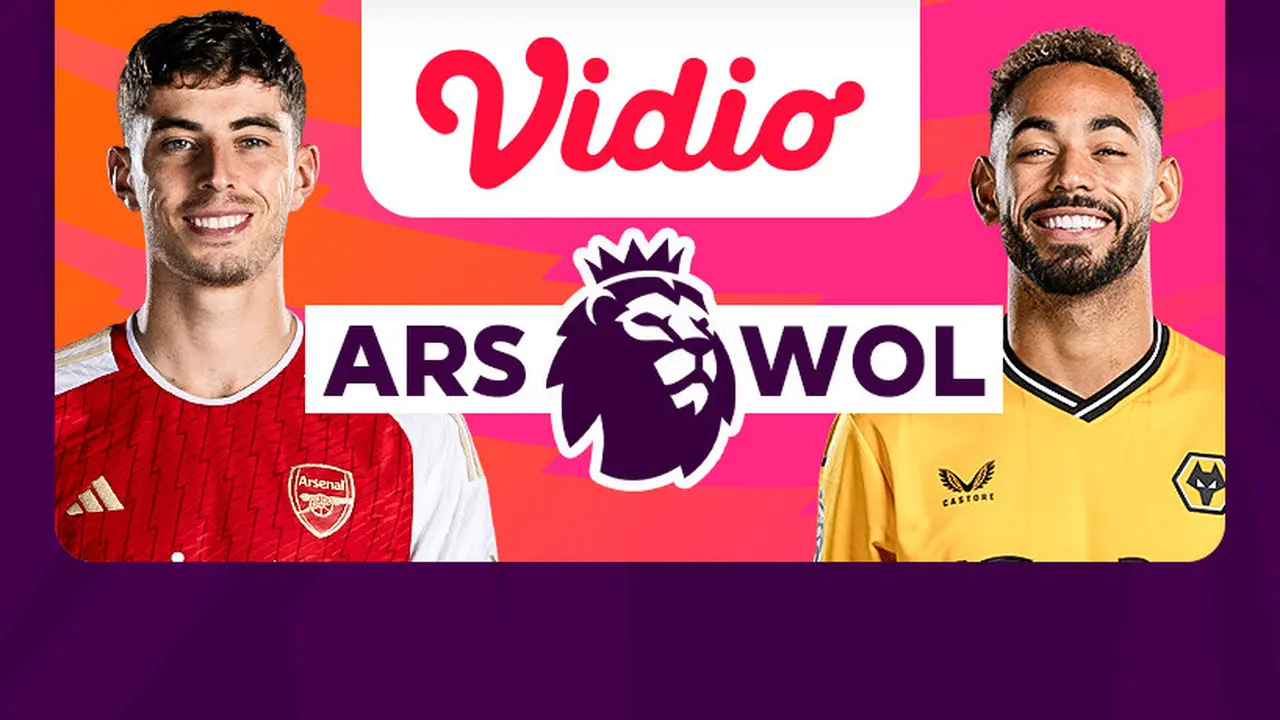 Jadwal dan Live Streaming Liga Inggris Arsenal vs Wolves di Vidio