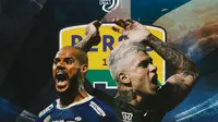 Persib Bandung - David da Silva dan Ciro Alves (Bola.com/Erisa/Decika Fatmawaty)