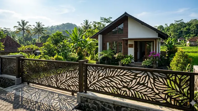 Model Pagar Rumah Kampung yang Terlihat Estetik di Tahun 2026