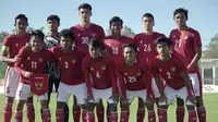 Timnas Indonesia U-19 meraih kemenangan telak 4-0 atas Hajduk Split pada laga uji coba, Selasa (20/10/2020).