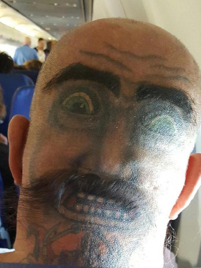 6 Tato 3 Dimensi di Kepala Ini Anti-Mainstream, Bikin Melongo