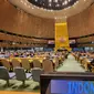 Indonesia berhasil menginisiasi diadopsinya Resolusi berjudul “Promoting Creative Economy for Sustainable Development” secara konsensus pada Sidang Majelis Umum (SMU) ke-78 PBB di New York (19/12). (Dok Kemlu RI)