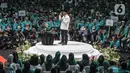 Ketua Umum PKB Muhaimin Iskandar memberikan sambutan saat menghadiri acara PKB Road To Election 2024 di Tennis Indoor Senayan, Jakarta, Minggu (30/10/2022). Acara itu dihadiri oleh para kader Partai Kebangkitan Bangsa (PKB) dari seluruh wilayah di Indonesia. (merdeka.com/Iqbal S Nugroho)