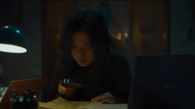 Yoriko Angeline saat syuting Film Kutukan Peti Mati.