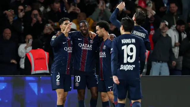Foto: Penampilan Apik Ousmane Dembele Bawa PSG Kukuhkan Posisi Puncak Ligue 1