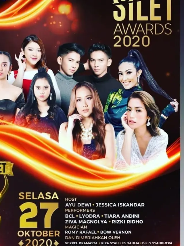 Buka-bukaan Jessica Iskandar di Silet Awards 2020 (ist)