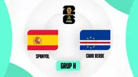 Ilustrasi Timnas Spanyol Vs Tanjung Verde di Piala Dunia 2026. (Bola.com/Multimedia KLY)