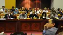 Pertemuan itu ditujukan sebagai rapat kerja pemaparan pencapaian yang telah dilakukan Kemlu lima tahun terakhir, Jakarta, Rabu (17/9/2014) (Liputan6.com/Andrian M Tunay)