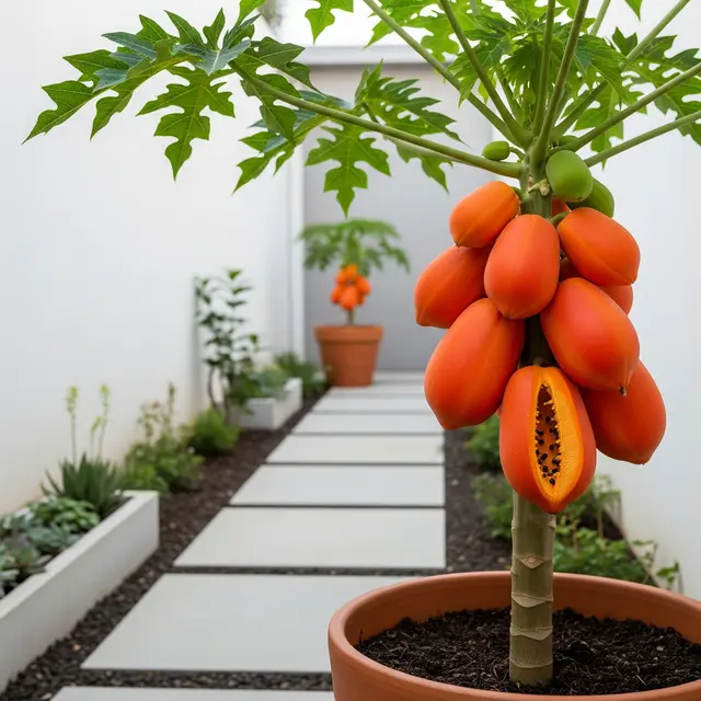 Pepaya jingga (Image by Gemini AI)