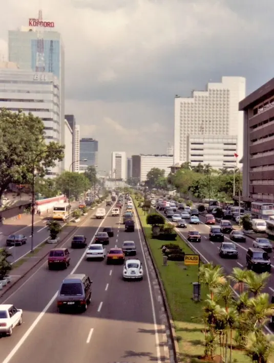 Sejak tahun 1990an, gedung-gedung tinggi sudah menjamah langit Jakarta. (Source: Instagram/@perfectlifeid)
