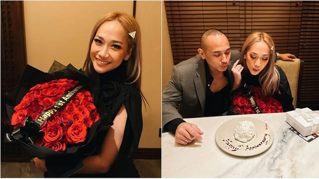 6 Potret Dinner Romantis BCL dan Tiko Aryawardhana, Rayakan Ultah Pertama Pernikahan