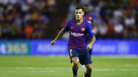 7. Philipe Coutinho - Kepindahannya ke Barcelona tidak sesuai dengan apa yang ia harapkan. Coutinho tampak kesulitan beradaptasi dengan gaya bermain La Liga. Namun ketertarikan PSG membuat nya bisa segera berpindah. (AFP/Benjamin Cremel)